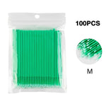 Load image into Gallery viewer, 100PCS/Lot Disposable Eyelash Brushes Swab Microbrushes
