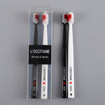 Load image into Gallery viewer, 2pcs/Pack Soft-bristle Toothbrush Black White
