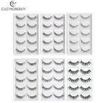 Load image into Gallery viewer, CLOTHOBEAUTY 5 Pairs False Eyelashes,Long Thick Reusable Makeup
