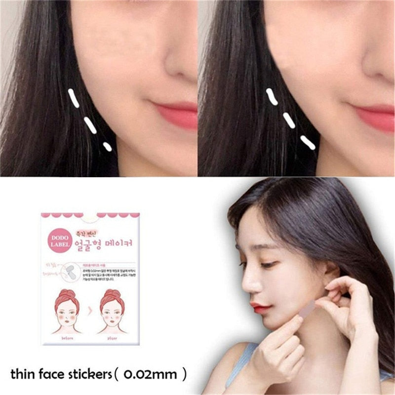 2020 New 40pcs Instant Face Lift Neck Chin Lift Secret Tapes