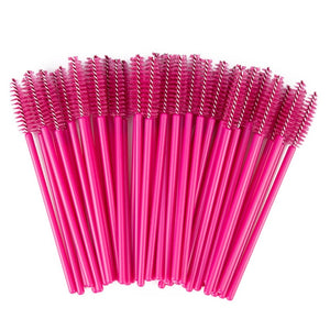 zwellbe New Good Quality Disposable 25 Pcs/Pack Eyelash Eye Lash Makeup Brush