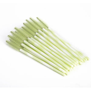 zwellbe New Good Quality Disposable 25 Pcs/Pack Eyelash Eye Lash Makeup Brush