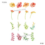 Load image into Gallery viewer, HXMAN Flower Temporary Tattoos for Women Hand Tattoo Sticker

