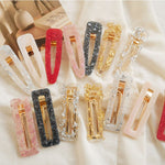 Load image into Gallery viewer, 1PC New Women Girls Acrylic Hollow Geometric Rectangle Hair Clips
