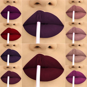 24 Color Liquid Lipstick Matte Makeup Waterproof