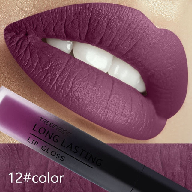 24 Color Liquid Lipstick Matte Makeup Waterproof