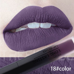 24 Color Liquid Lipstick Matte Makeup Waterproof