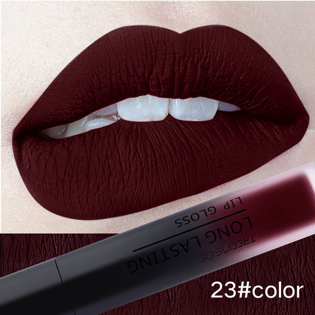 24 Color Liquid Lipstick Matte Makeup Waterproof