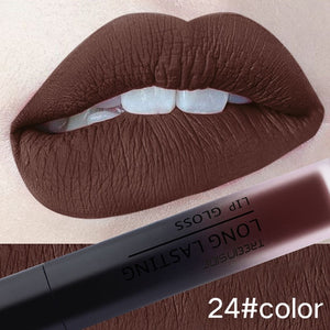 24 Color Liquid Lipstick Matte Makeup Waterproof