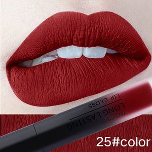 24 Color Liquid Lipstick Matte Makeup Waterproof