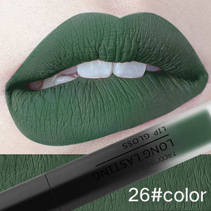 24 Color Liquid Lipstick Matte Makeup Waterproof