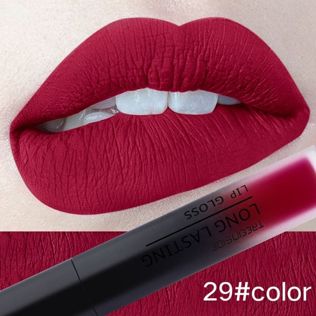 24 Color Liquid Lipstick Matte Makeup Waterproof