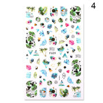 Load image into Gallery viewer, 1 Sheet Nail Sticker Flower Leaves Slider Transfer Nail Stickers
