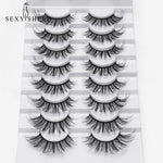 Load image into Gallery viewer, SEXYSHEEP 4/8 pairs 3D Mink Lashes Natural False Eyelashes
