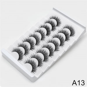 SEXYSHEEP 4/8 pairs 3D Mink Lashes Natural False Eyelashes