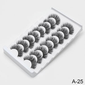 SEXYSHEEP 4/8 pairs 3D Mink Lashes Natural False Eyelashes