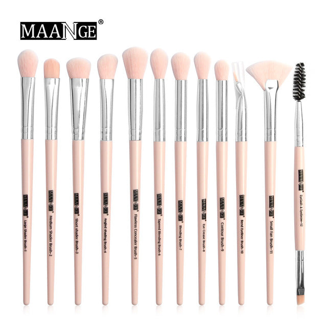 MAANGE Pro  3/5/12 pcs/lot  Makeup Brushes SetFor Makeup New