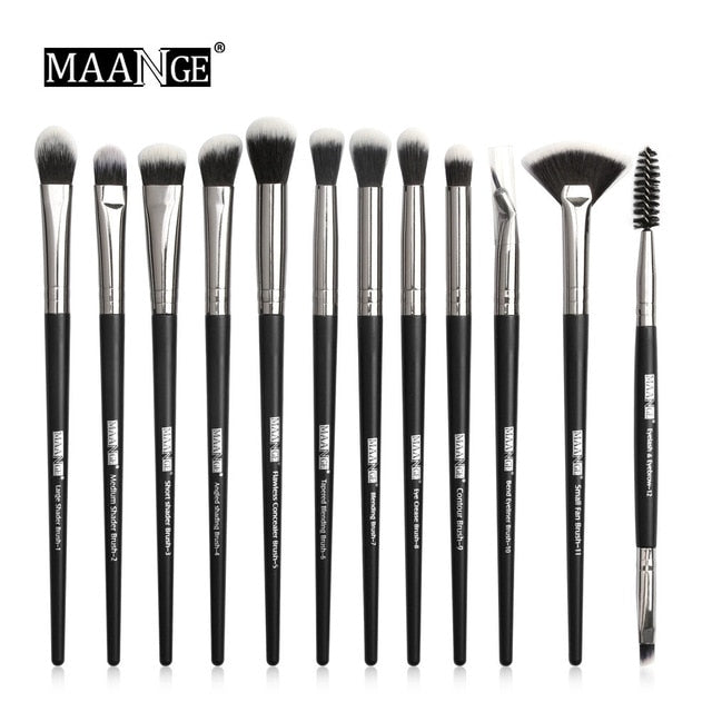 MAANGE Pro  3/5/12 pcs/lot  Makeup Brushes Set