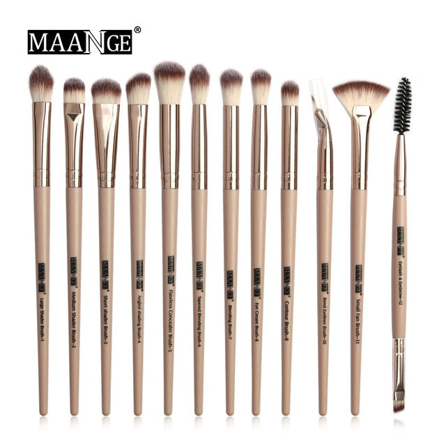 MAANGE Pro  3/5/12 pcs/lot  Makeup Brushes SetFor Makeup New