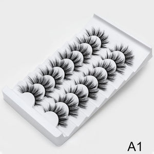 SEXYSHEEP 4/8 pairs 3D Mink Lashes Natural False Eyelashes