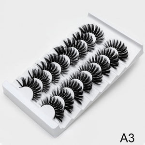 SEXYSHEEP 4/8 pairs 3D Mink Lashes Natural False Eyelashes