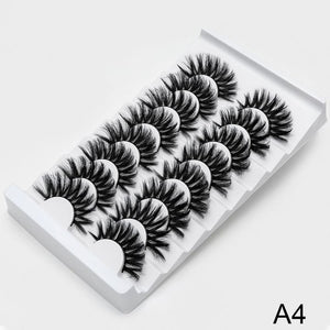 SEXYSHEEP 4/8 pairs 3D Mink Lashes Natural False Eyelashes