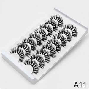 SEXYSHEEP 4/8 pairs 3D Mink Lashes Natural False Eyelashes