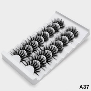 SEXYSHEEP 4/8 pairs 3D Mink Lashes Natural False Eyelashes