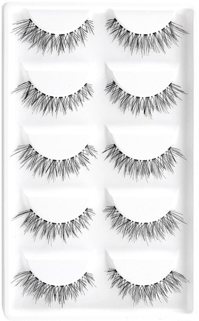 CLOTHOBEAUTY 5 Pairs False Eyelashes,Long Thick Reusable Makeup