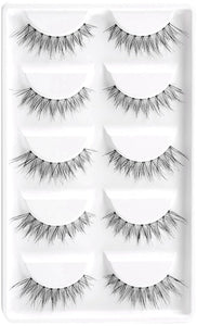 CLOTHOBEAUTY 5 Pairs False Eyelashes,Long Thick Reusable Makeup