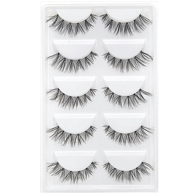 CLOTHOBEAUTY 5 Pairs False Eyelashes,Long Thick Reusable Makeup