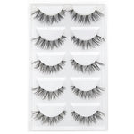 Load image into Gallery viewer, CLOTHOBEAUTY 5 Pairs False Eyelashes,Long Thick Reusable Makeup
