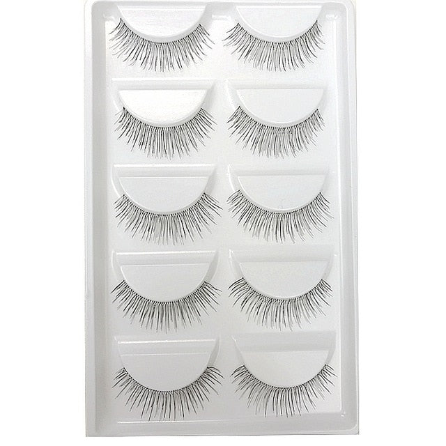 CLOTHOBEAUTY 5 Pairs False Eyelashes,Long Thick Reusable Makeup