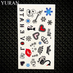 Load image into Gallery viewer, Hot Small Sexy Lips Leaf Black Cartoon Temporary Tattoo Cute Star Tattoo Sticker
