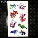 Load image into Gallery viewer, Hot Small Sexy Lips Leaf Black Cartoon Temporary Tattoo Cute Star Tattoo Sticker
