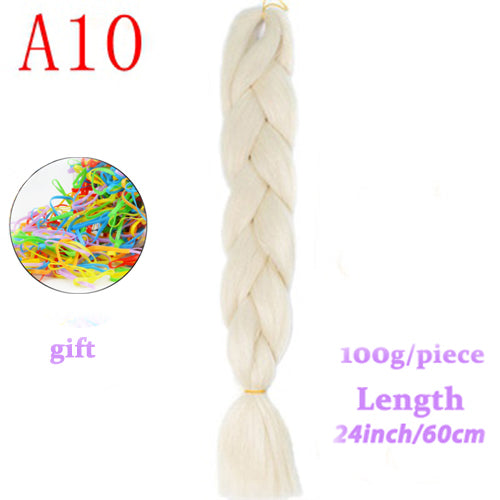 MERISIHAIR 24 inch Jumbo Braids Long Ombre Jumbo Synthetic Braiding Hair