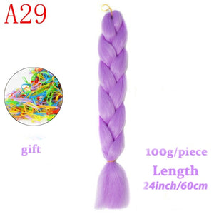 MERISIHAIR 24 inch Jumbo Braids Long Ombre Jumbo Synthetic Braiding Hair