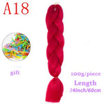 Load image into Gallery viewer, MERISIHAIR 24 inch Jumbo Braids Long Ombre Jumbo Synthetic Braiding Hair
