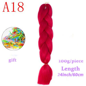 MERISIHAIR 24 inch Jumbo Braids Long Ombre Jumbo Synthetic Braiding Hair