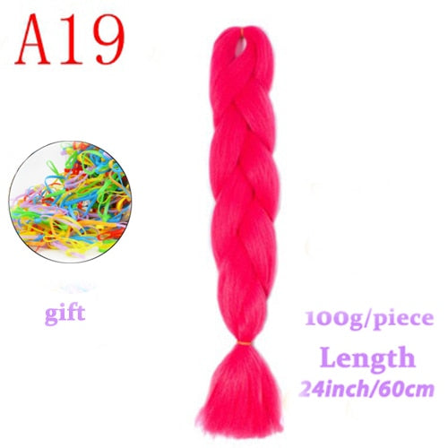 MERISIHAIR 24 inch Jumbo Braids Long Ombre Jumbo Synthetic Braiding Hair