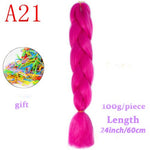 Load image into Gallery viewer, MERISIHAIR 24 inch Jumbo Braids Long Ombre Jumbo Synthetic Braiding Hair
