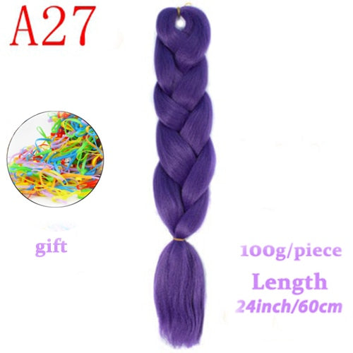 MERISIHAIR 24 inch Jumbo Braids Long Ombre Jumbo Synthetic Braiding Hair