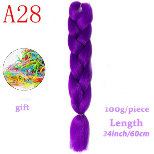 MERISIHAIR 24 inch Jumbo Braids Long Ombre Jumbo Synthetic Braiding Hair