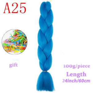 MERISIHAIR 24 inch Jumbo Braids Long Ombre Jumbo Synthetic Braiding Hair