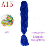 Load image into Gallery viewer, MERISIHAIR 24 inch Jumbo Braids Long Ombre Jumbo Synthetic Braiding Hair
