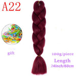 Load image into Gallery viewer, MERISIHAIR 24 inch Jumbo Braids Long Ombre Jumbo Synthetic Braiding Hair
