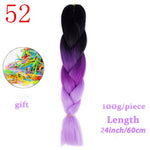 Load image into Gallery viewer, MERISIHAIR 24 inch Jumbo Braids Long Ombre Jumbo Synthetic Braiding Hair
