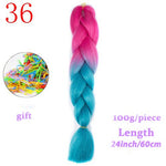 Load image into Gallery viewer, MERISIHAIR 24 inch Jumbo Braids Long Ombre Jumbo Synthetic Braiding Hair
