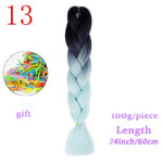 Load image into Gallery viewer, MERISIHAIR 24 inch Jumbo Braids Long Ombre Jumbo Synthetic Braiding Hair
