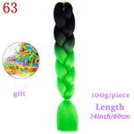 Load image into Gallery viewer, MERISIHAIR 24 inch Jumbo Braids Long Ombre Jumbo Synthetic Braiding Hair
